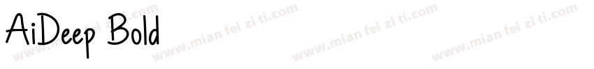 AiDeep Bold字体转换